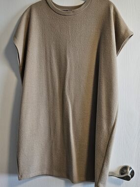 ASOS Sleeveless Knit Dress — Taupe Neutral